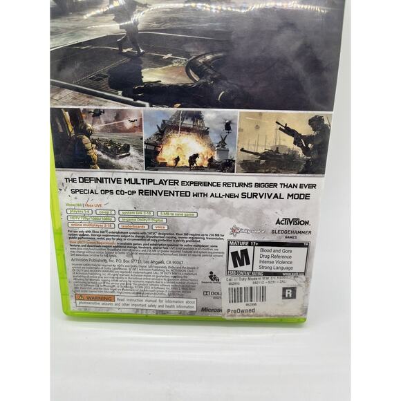 Call of Duty Modern Warfare 3 MW3 Xbox 360 Complete In Box - Picture 4 of 5